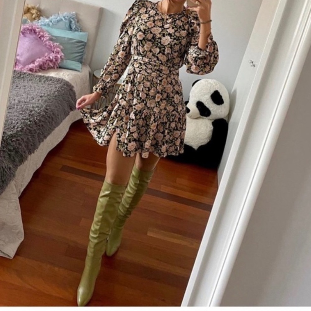 Zara floral dress
